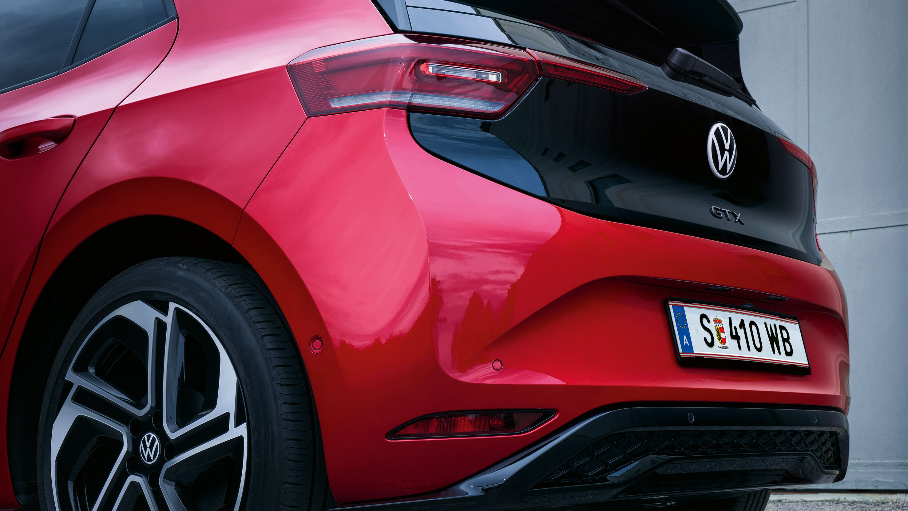 Pohľad na zadné partie zboku VW ID.3