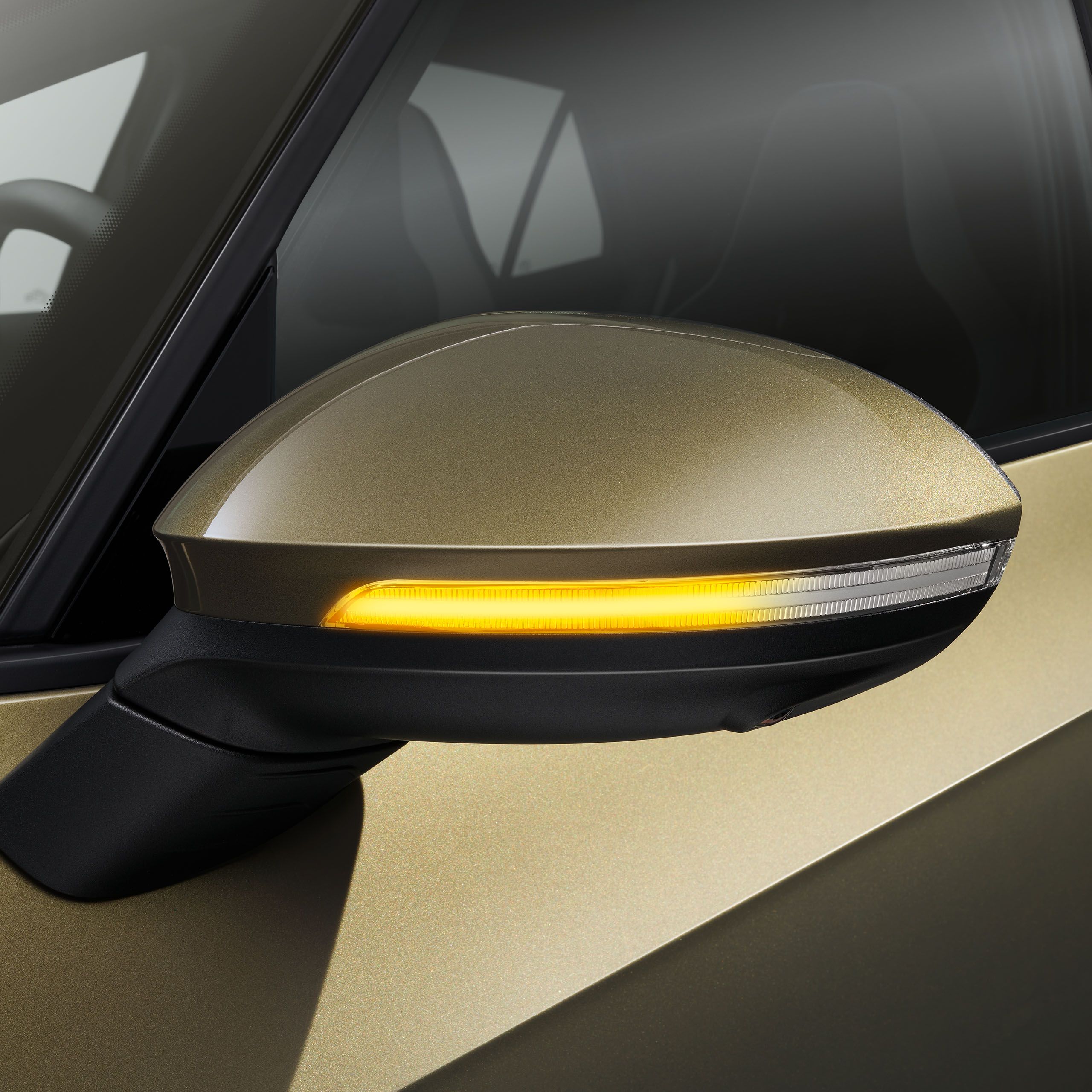 LED smerovka do vonkajších spätných zrkadiel od VW príslušenstva na vozidle VW ID.3