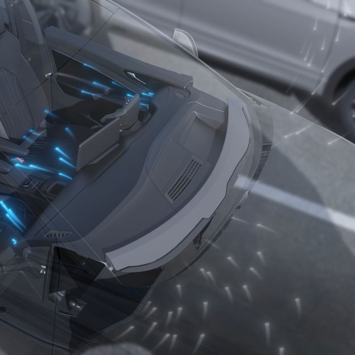 Zobrazenie klimatizácie vo vozidle Volkswagen