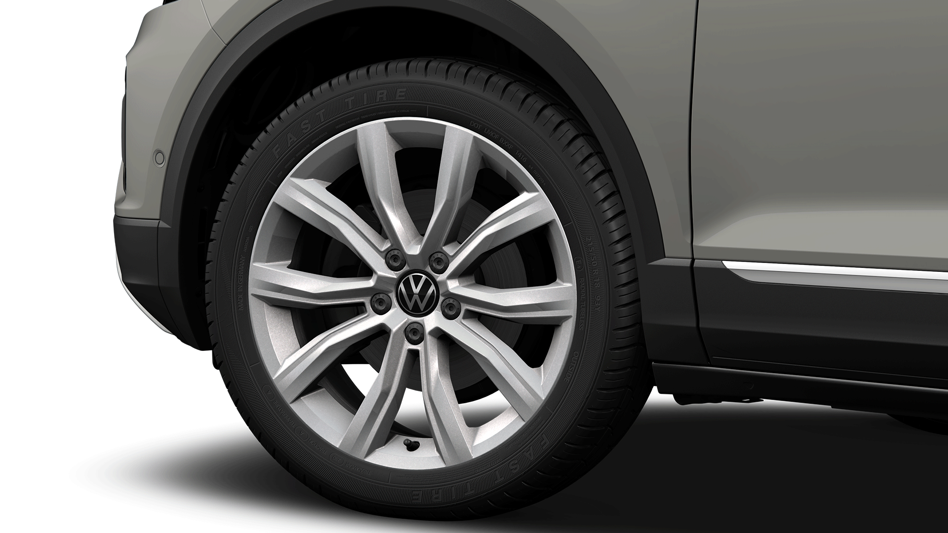 18" Alloy wheel Grange Hill - sterling silver VW T-Roc