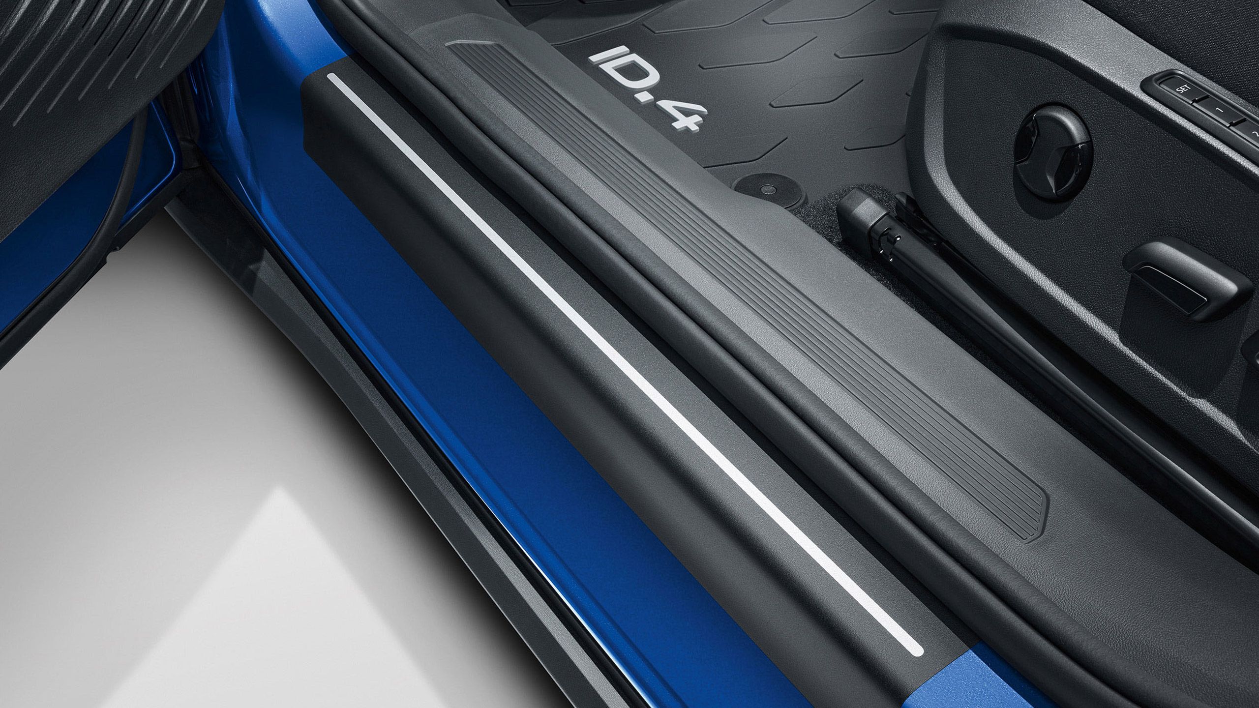 Ochranná fólia na prah dverí od VW Accessories na vozidle VW ID.4