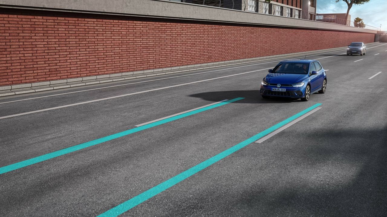 Animation des Lane Assist am Polo