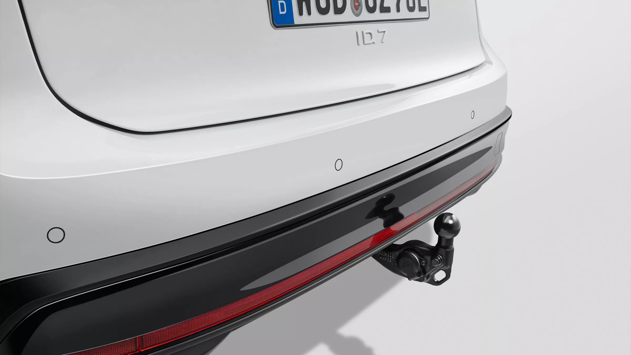 Detail ťažného zariadenia na  VW ID.7